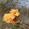 PLYŠ Pes afghánský chrt 32cm Eco-Friendly *PLYŠOVÉ HRAČKY*