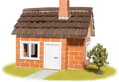 Stavebnice TEIFOC Domek Carlos 4300 cihly s maltou