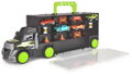 DICKIE Auto transportér 43cm kufr 2v1 set se 4 autíčky a doplňky kov