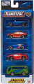 Teamsterz autíčka kovová Street Machines set 5ks v krabici 6 druhů