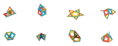 GEOMAG Supercolor Panels 52 dílků Eko magnetická STAVEBNICE
