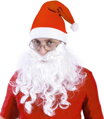 KARNEVAL Vousy Santa pro dospělé KARNEVALOVÝ DOPLNĚK