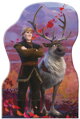 DINO Puzzle Frozen 2 - Hlavní postavy 4x54 dílků 13x19cm skládačka v krabici