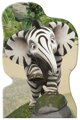 DINO Puzzle 4x54 dílků Zafari: Zoomba a kamarádi 13x19cm skládačka 4v1