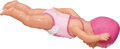 ZAPF BABY BORN Panenka holčička plaváček My First 30cm plave ve vodě