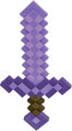 Minecraft meč fialový kouzelný 51cm replika zbraně plast