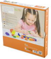 DŘEVO 3D Puzzle skládačka želva 24cm s abecedou 26 dílků v krabici