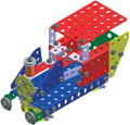 MERKUR M 032 Vláček Železniční modely 300 dílků *KOVOVÁ STAVEBNICE*