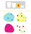 HASBRO PLAY-DOH Modelína kreativní sada 4 kelímky s konfetami 340g