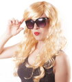 KARNEVAL Paruka blond dospělá *KARNEVALOVÝ DOPLNĚK*