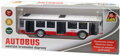 Autobus kovový 16cm zpětný chod český design otevírací dveře