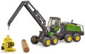 BRUDER 02135 Harvestor John Deere 1270G těžební stroj model plast