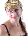 KARNEVAL Čelenka orientální s penízky *KARNEVALOVÝ DOPLNĚK*