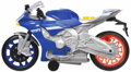 DICKIE Motocykl Yamaha R1 Wheelie Raiders 26cm na baterie Světlo Zvuk