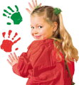 SES CREATIVE Baby barvy prstové set 4x150ml malování prsty