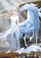 DINO Puzzle neon Frozen II (Ledové Království) 100 dílků svítí ve tmě skládačka