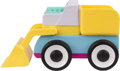 PLAYGRO Autíčka skládací set 3ks baby skládačka plast v krabici