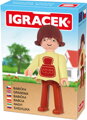 EFKO IGRÁČEK Babička figurka 7,5cm rodina v krabičce STAVEBNICE