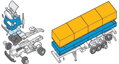 SEVA Monti System 08.1 Auto Liaz CAMION stavebnice MS08.1 0103-8.1