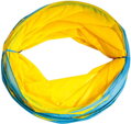 BINO Prolézačka Máša a Medvěd 180x48cm tunel prolézací žlutý