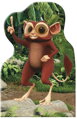 DINO Puzzle 4x54 dílků Zafari: Zoomba a kamarádi 13x19cm skládačka 4v1