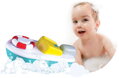 BBURAGO Junior baby lodička natahovací motorový člun do vody do vany