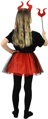KARNEVAL Šaty Čertice tutu sukýnka s doplňky 3-7 let (104-146cm) *KOSTÝM*