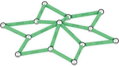 GEOMAG Glow 60 dílků ve tmě svítící Eko magnetická STAVEBNICE