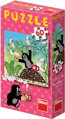 DINO Puzzle Jak Krtek uzdravil myšku (Krteček) 24x22cm set 60 dílků 6 druhů