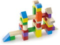 VIGA DŘEVO Baby stavebnice kostky 100ks v kyblíku *DŘEVĚNÉ HRAČKY*