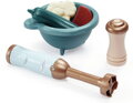 ECOIFFIER Příprava polévky baby kuchyňský set makety potravin + nádobí