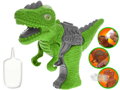 Dinosaurus s efekty 17cm vypouští páru na baterie Světlo Zvuk 2 barvy plast