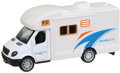 Auto obytné kovové 11cm zpětný chod karavan v krabici 3 barvy