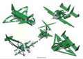 MERKUR Helicopter set 515 dílků *KOVOVÁ STAVEBNICE*