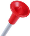 PLASTKON Lyže carvingové Baby Ski 90cm Růžové s vázáním a holemi