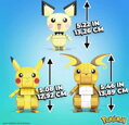 MEGA CONSTRUX Pokémon Pikachu / Pichu / Raichu 3v1 STAVEBNICE