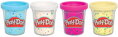 HASBRO PLAY-DOH Modelína kreativní sada 4 kelímky s konfetami 340g