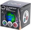 Míček měkký antistresový senzorický NASA 7cm planety 3 druhy v krabici