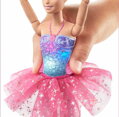MATTEL BRB Barbie Panenka magická baletka růžová na baterie Světlo