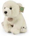 PLYŠ Lední medvěd bílý 28cm sedící Eco-Friendly *PLYŠOVÉ HRAČKY*