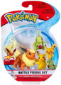 Pokémon Battle figurka set 3ks na kartě různé druhy plast