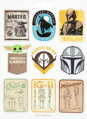 Magnetky Hvězdné Války Star Wars Mandalorian set 18ks na kov