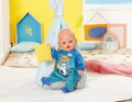 ZAPF BABY BORN Sametové dupačky modré 43cm pro panenku miminko