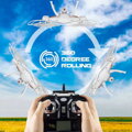 RC Dron na vysílačku 2,4GHz na baterie Wi-Fi kvadrokoptera s HD kamerou