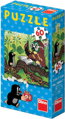 DINO Puzzle Jak Krtek uzdravil myšku (Krteček) 24x22cm set 60 dílků 6 druhů