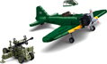 SLUBAN ARMY WWII Japonský stíhací letoun A6M 532 dílků + 2 figurky STAVEBNICE