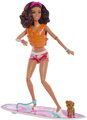 MATTEL BRB Panenka Barbie surfařka herní set s doplňky v krabici