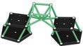 GEOMAG Glow 60 dílků ve tmě svítící Eko magnetická STAVEBNICE