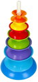 BAM BAM Baby Věž vzdělávací navlékací pyramida 35cm pro miminko plast