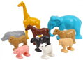 Zvířátka plastové figurky safari + farma set 10ks v sáčku